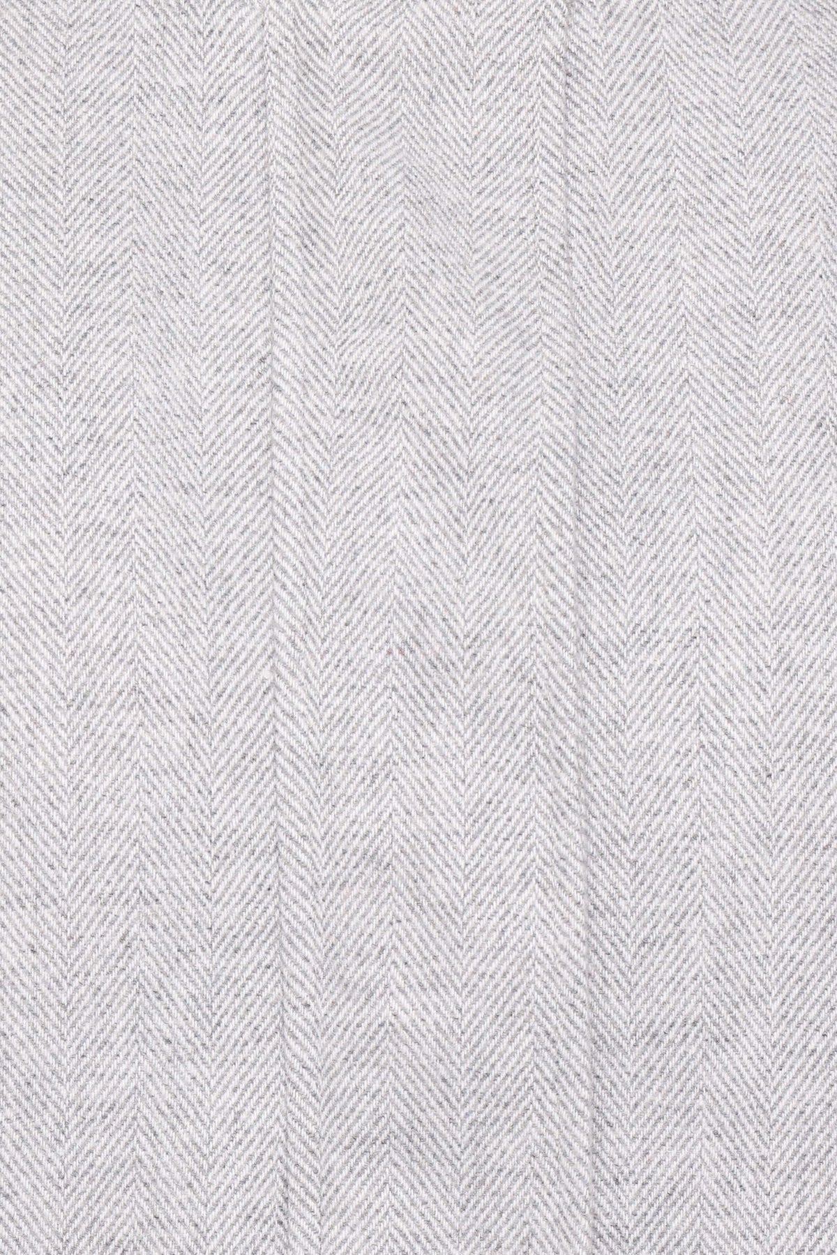 OUTERWEAR Peyton Funnel Neck Bomber Jacket - Grey Herringbone