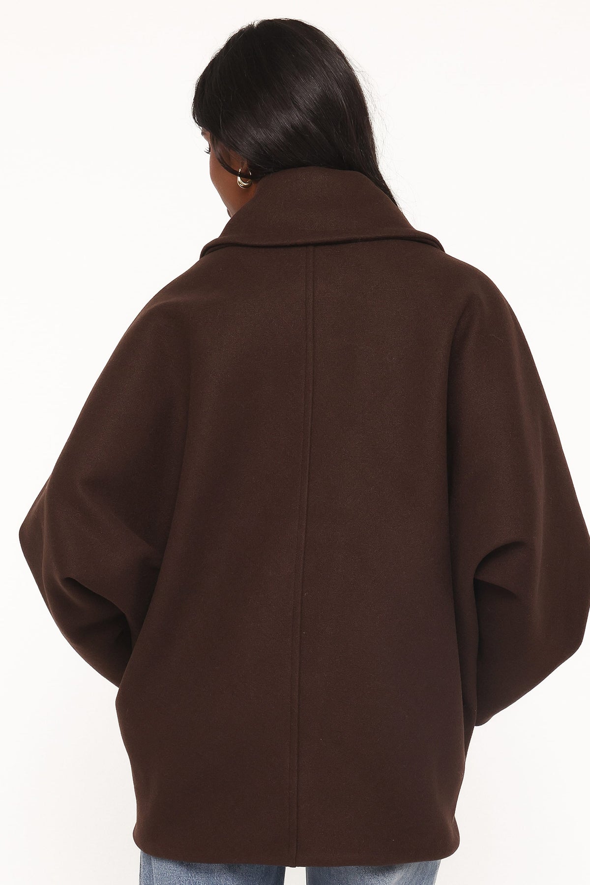 OUTERWEAR Sammie Oversized Coat - Brown