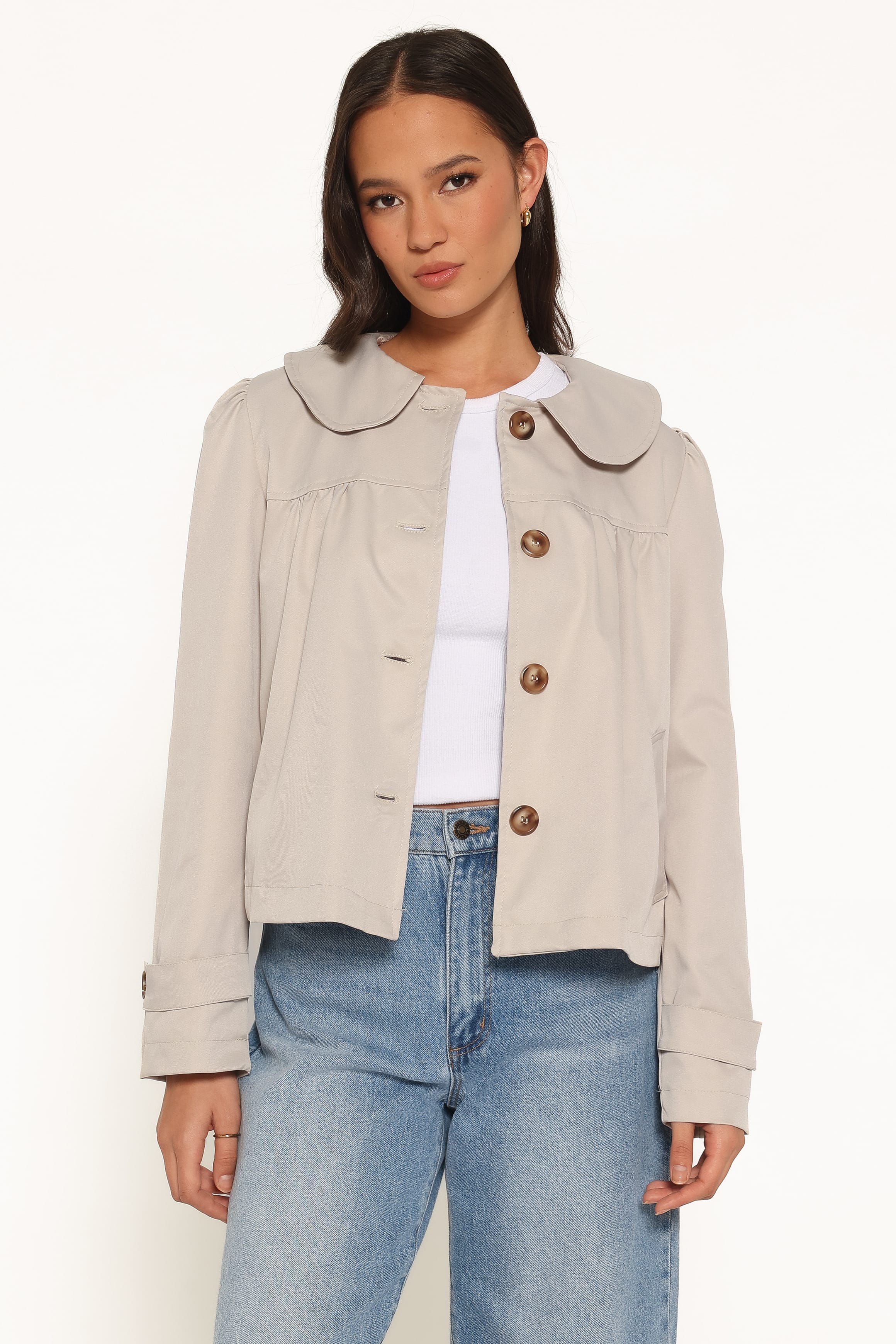OUTERWEAR Tallara Trench Jacket - Beige