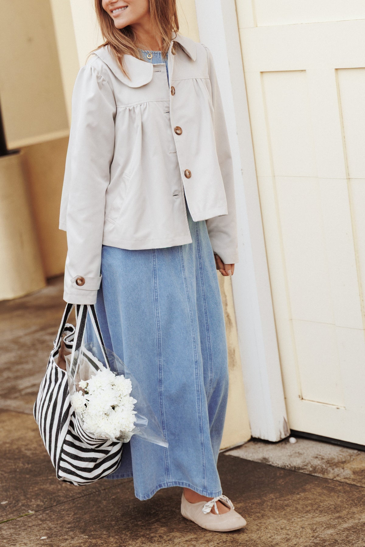 OUTERWEAR Tallara Trench Jacket - Beige