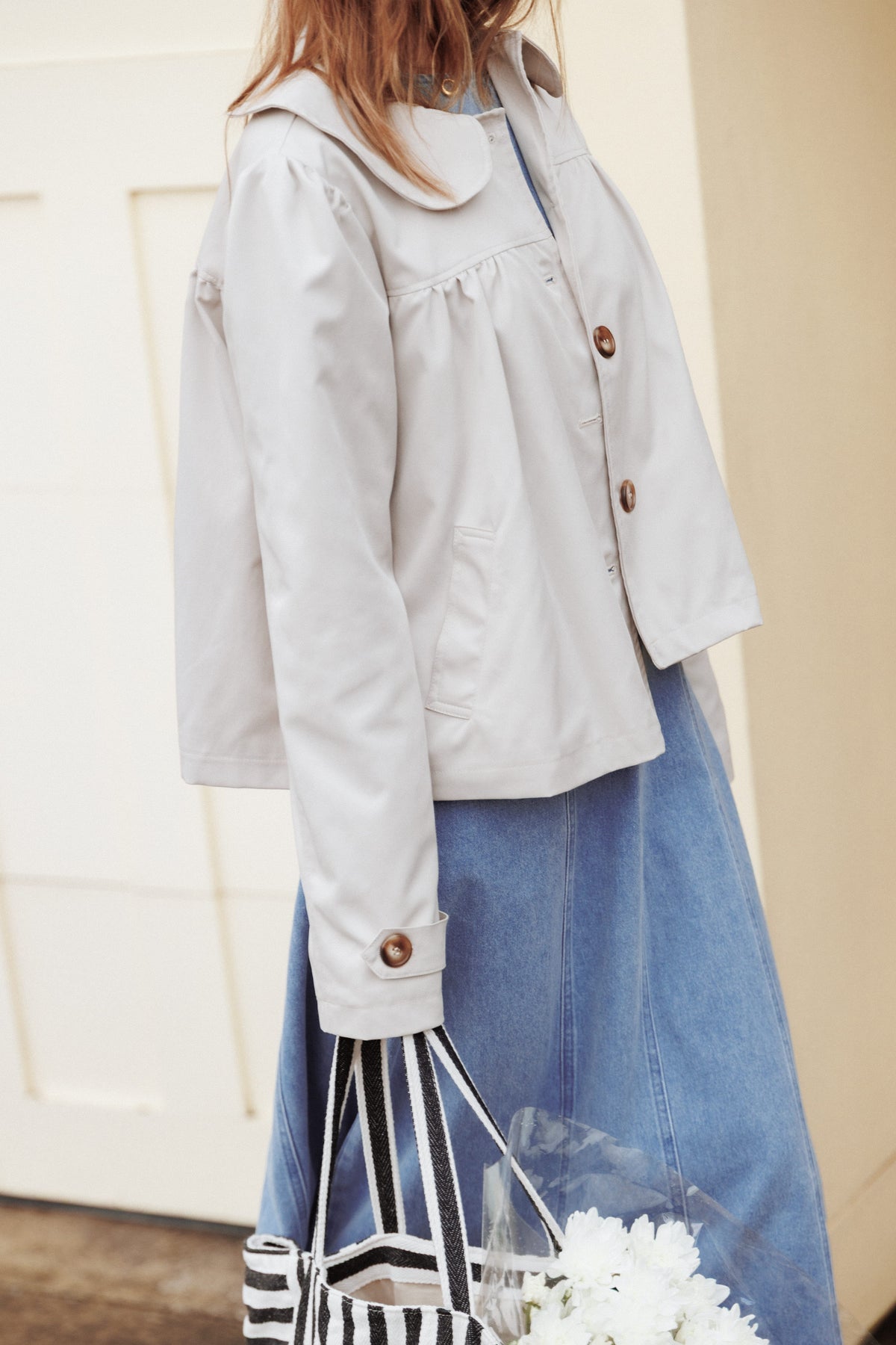OUTERWEAR Tallara Trench Jacket - Beige