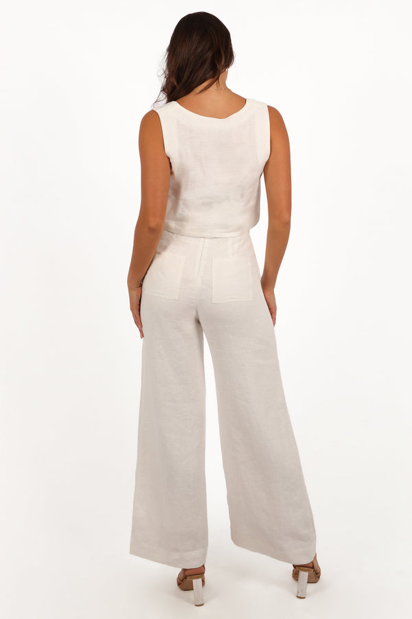 BOTTOMS @Devlin Pant - Cloud White