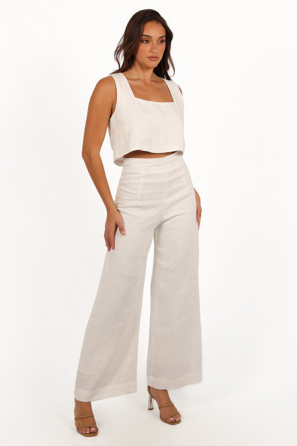 BOTTOMS @Devlin Pant - Cloud White