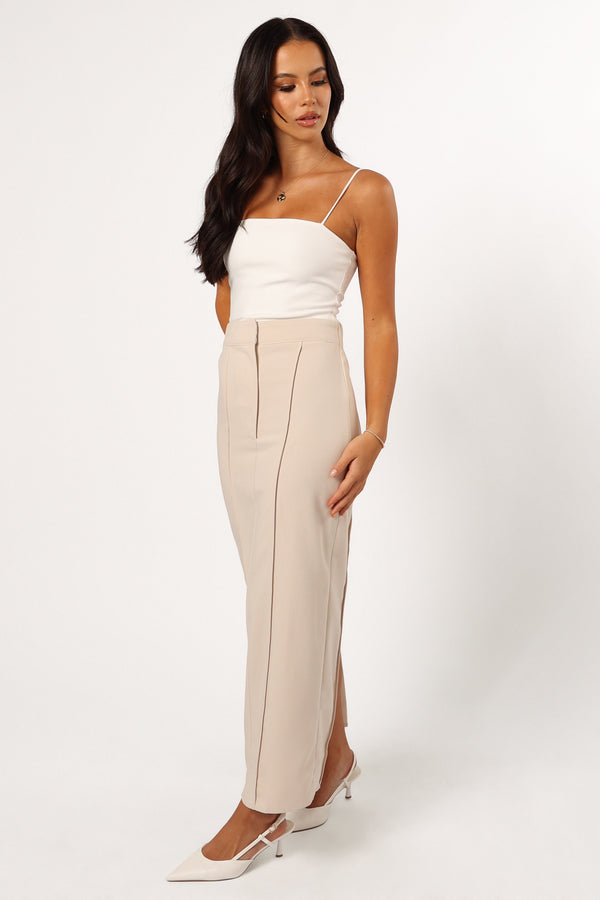 BOTTOMS @Wynona Skirt - Beige