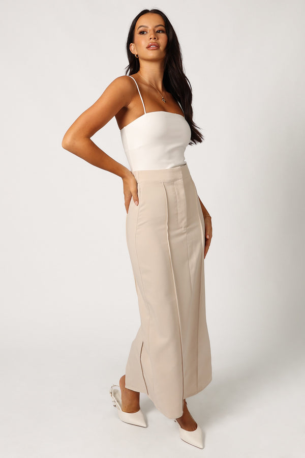 BOTTOMS @Wynona Skirt - Beige