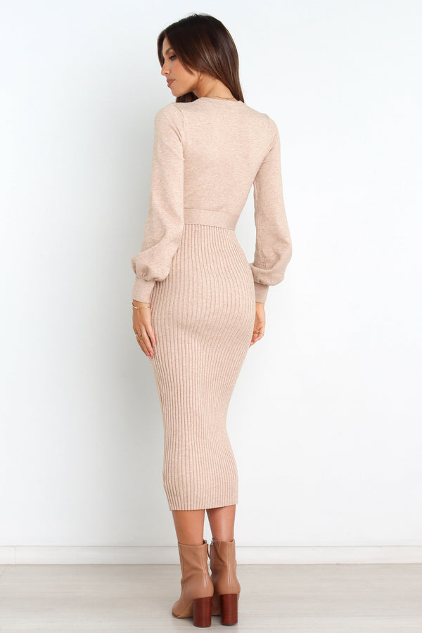 DRESSES @Helena Dress - Beige