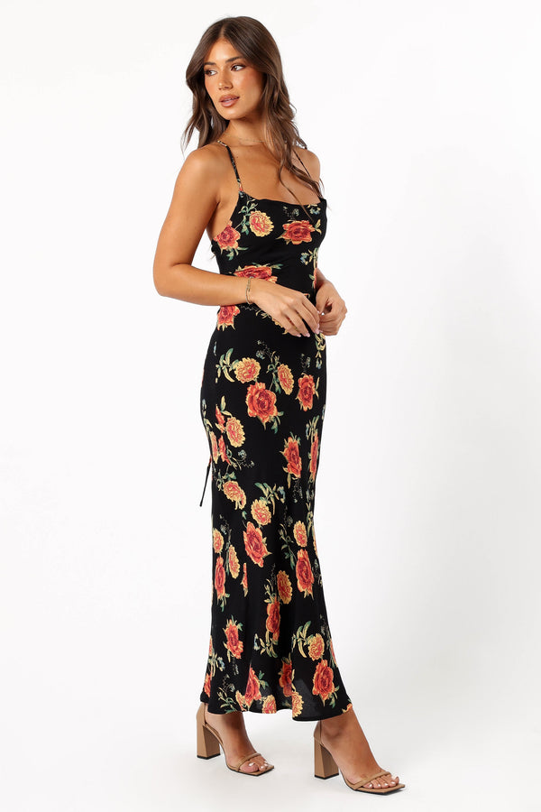 DRESSES @Landry Midi Slip Dress - Sunset Floral