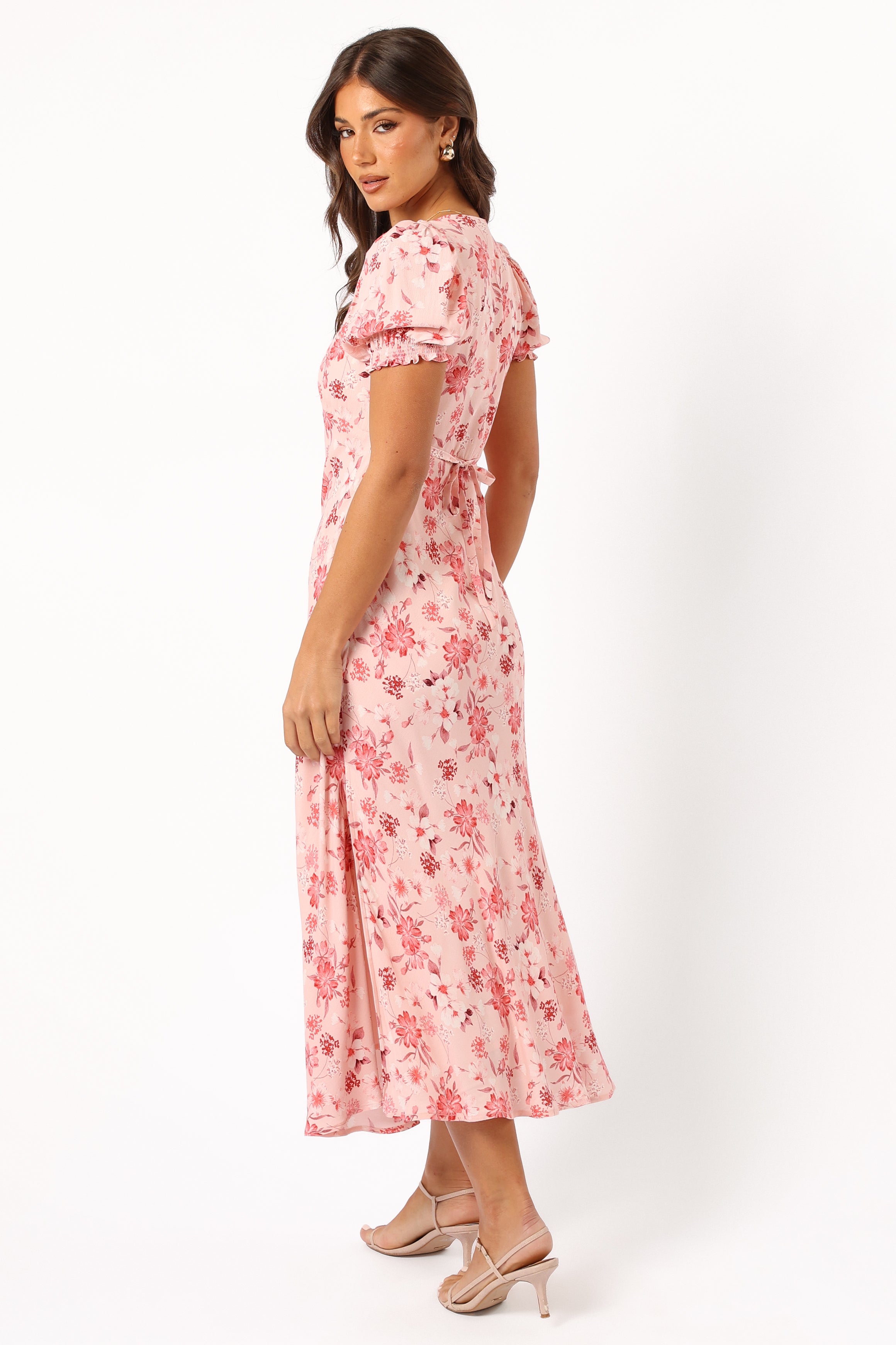 DRESSES @Sandra Midi Dress - Blushed Garden