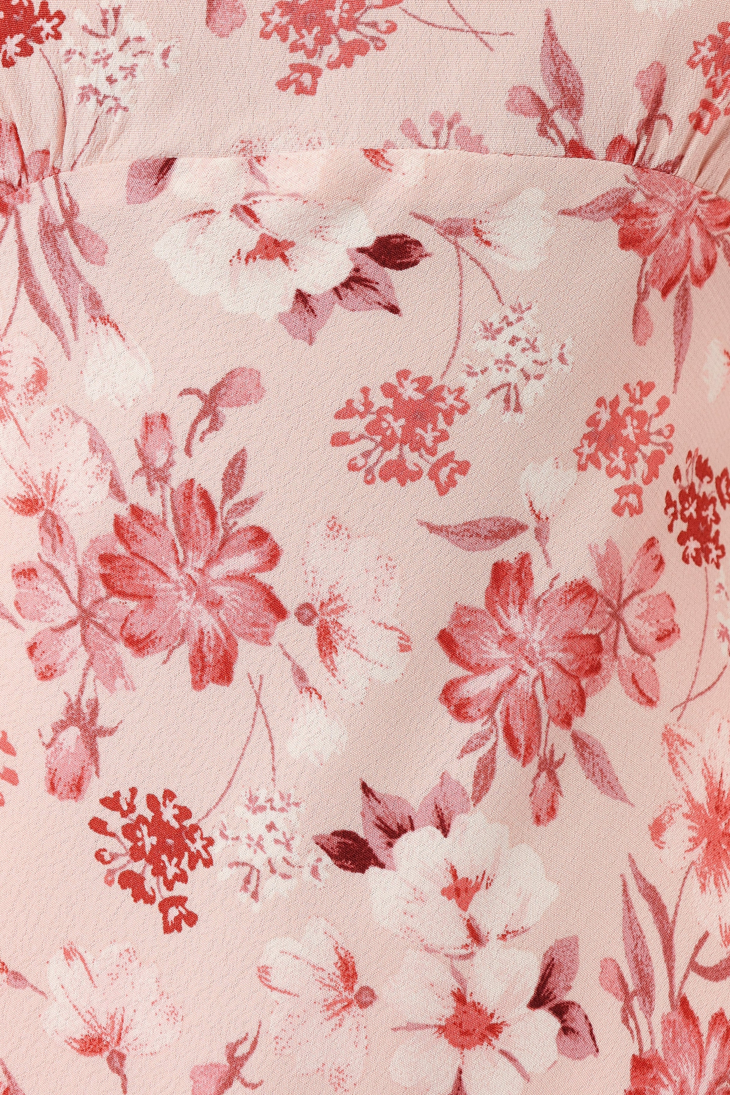 DRESSES @Sandra Midi Dress - Blushed Garden