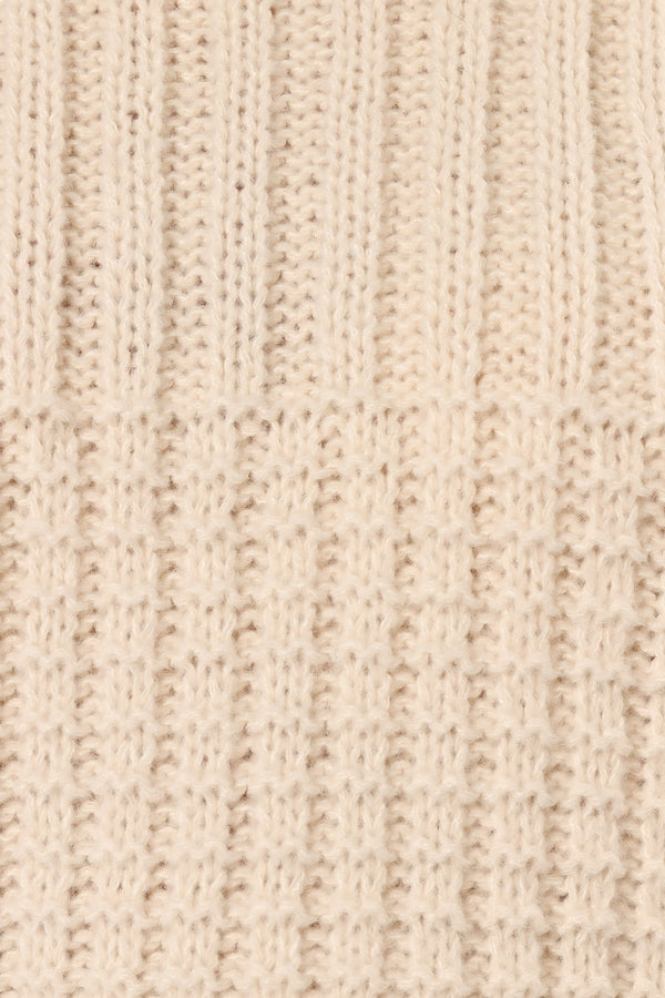 KNITWEAR @Alegra Knit Sweater - Cream (Hold for Winter Essentials)