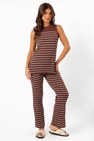 SETS @Saralynn Knitted Set - Brown Beige