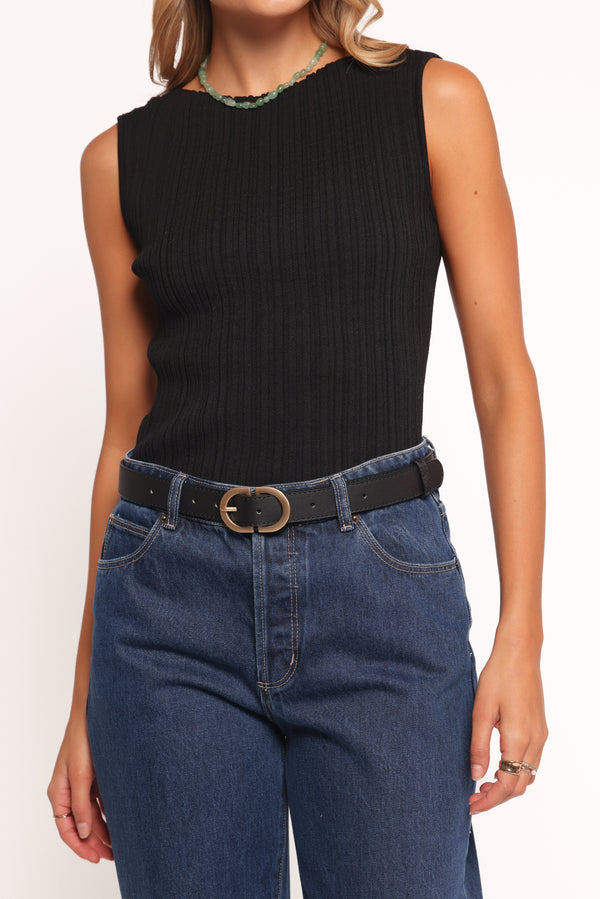 Petal and Pup USA ACCESSORIES Abbott Belt - Black One Size