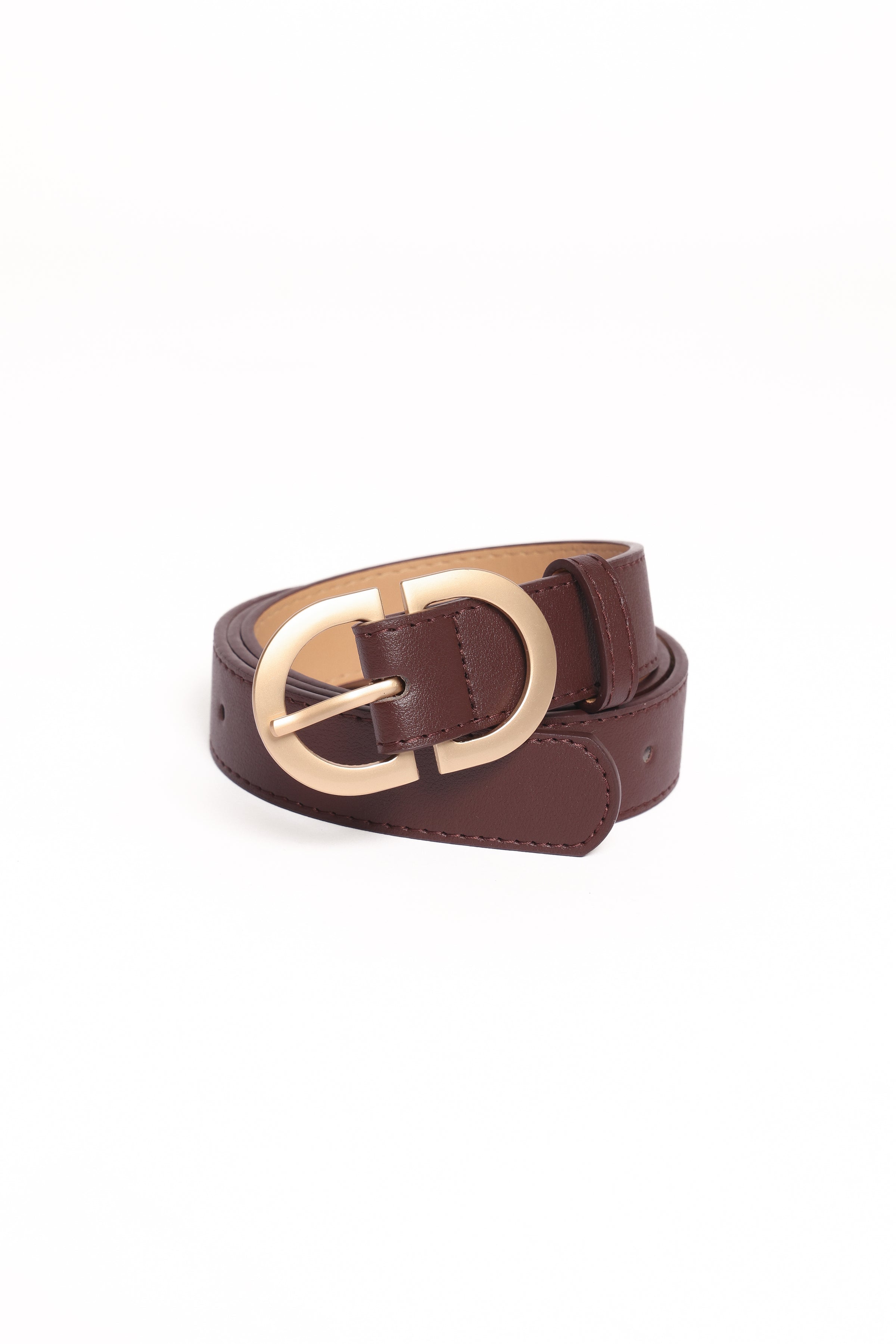 Petal and Pup USA ACCESSORIES Abbott Belt - Dark Brown One Size