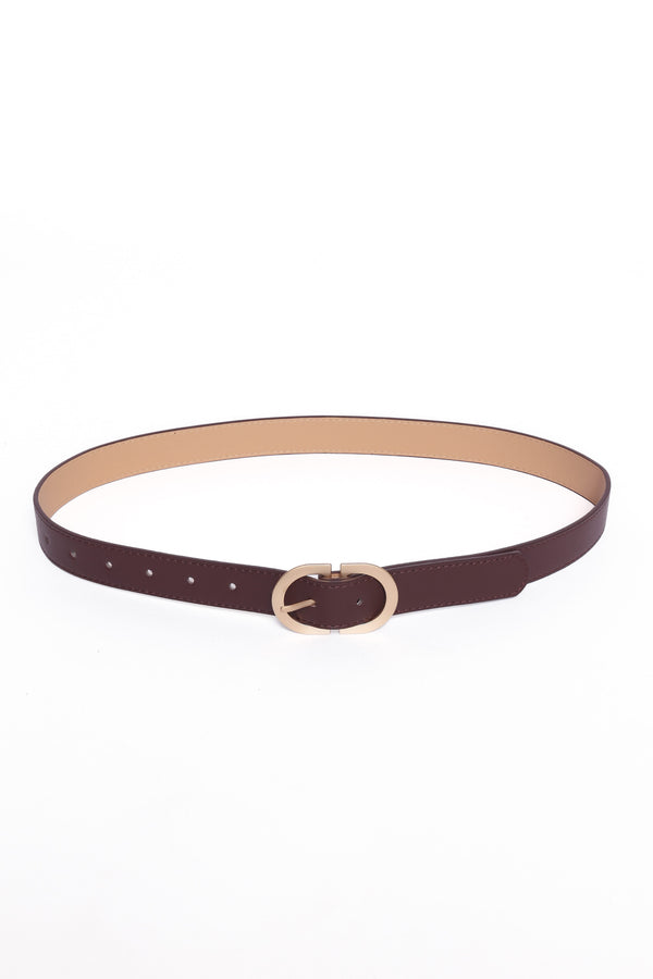 Petal and Pup USA ACCESSORIES Abbott Belt - Dark Brown One Size