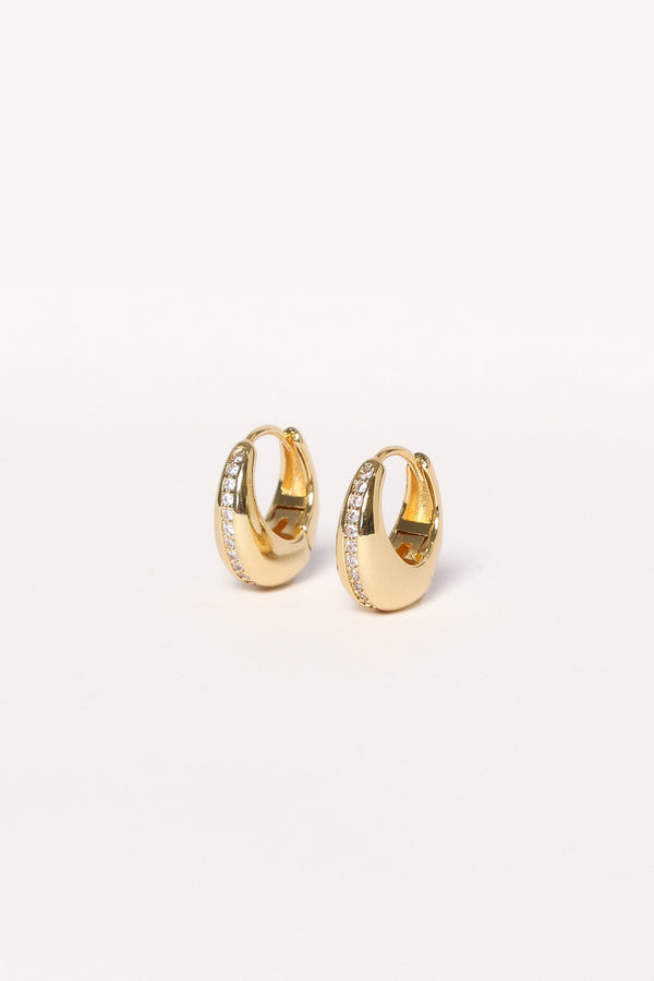 Petal and Pup USA ACCESSORIES Allyse Earrings - Gold One Size