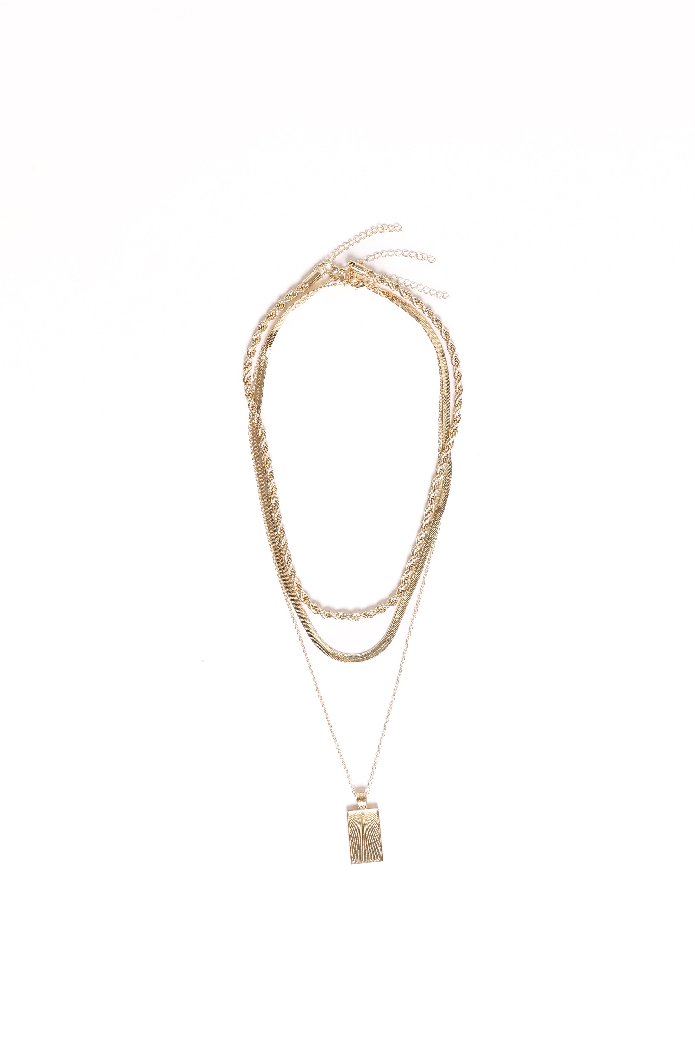 Petal and Pup USA ACCESSORIES Amber Necklace - Gold One Size