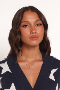 Petal and Pup USA ACCESSORIES Anchor Necklace - Gold One Size