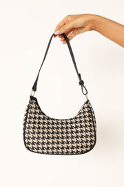 Petal and Pup USA ACCESSORIES Angela Shoulder Bag - Black Houndstooth One Size