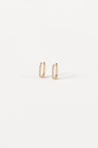 Petal and Pup USA ACCESSORIES Anisa Hoop Earrings - Gold One Size
