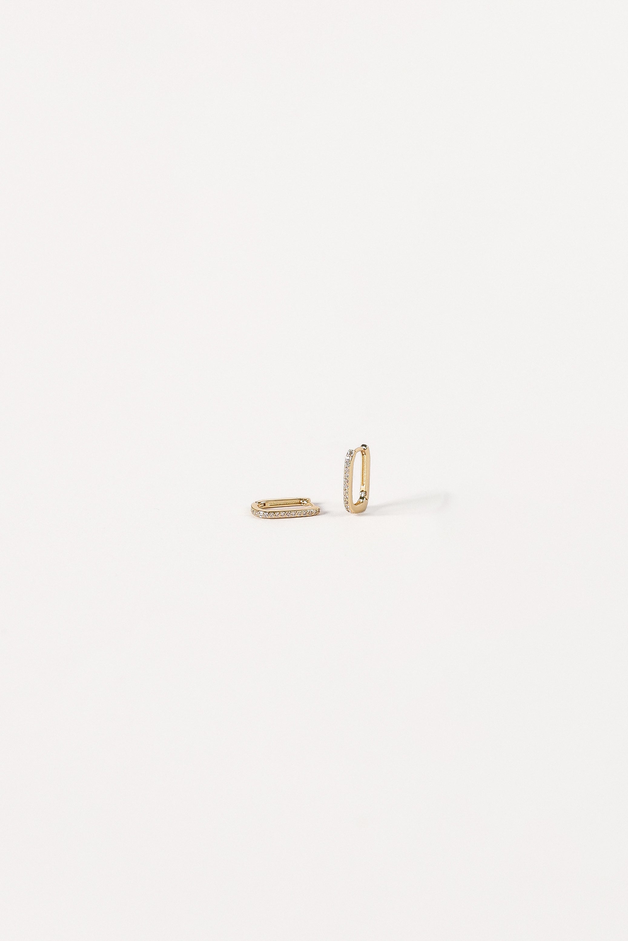 Petal and Pup USA ACCESSORIES Anisa Hoop Earrings - Gold One Size