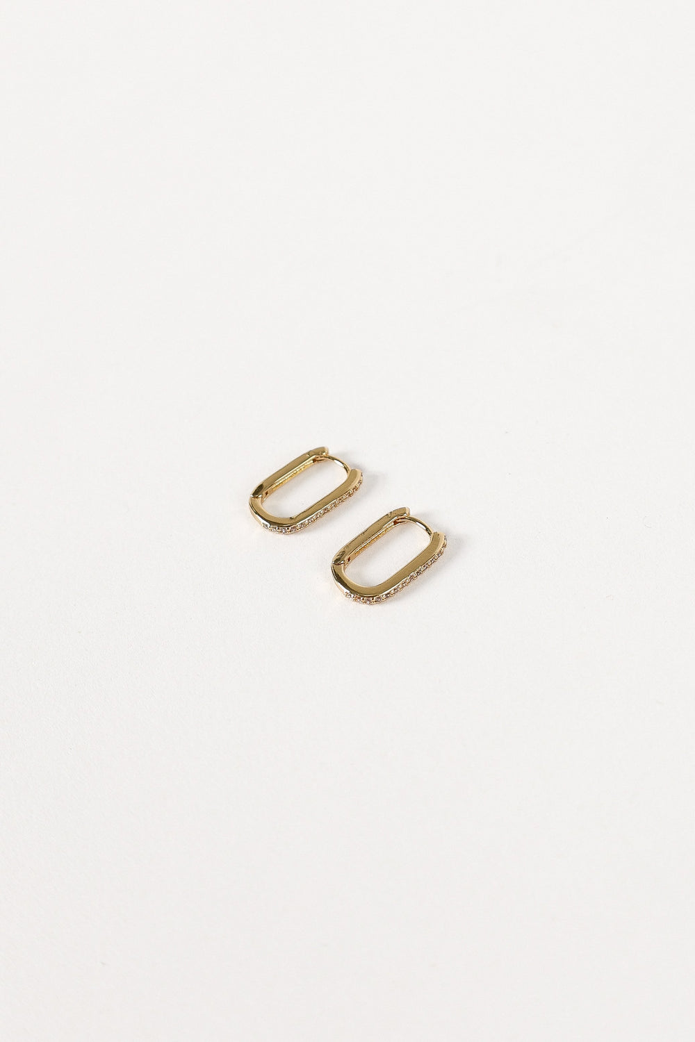 Petal and Pup USA ACCESSORIES Anisa Hoop Earrings - Gold One Size