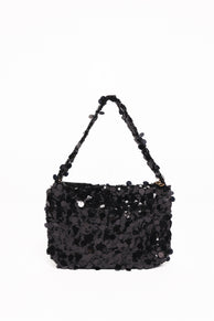 Petal and Pup USA ACCESSORIES Annika Sequin Shoulder Bag - Black One Size