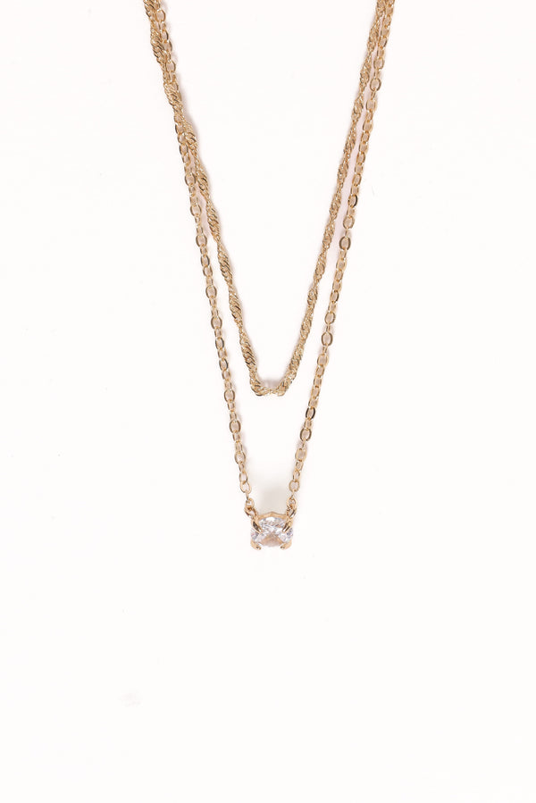 Petal and Pup USA ACCESSORIES Arabella Necklace - Gold One Size