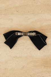Petal and Pup USA ACCESSORIES Astor Bow Hair Clip - Black One Size
