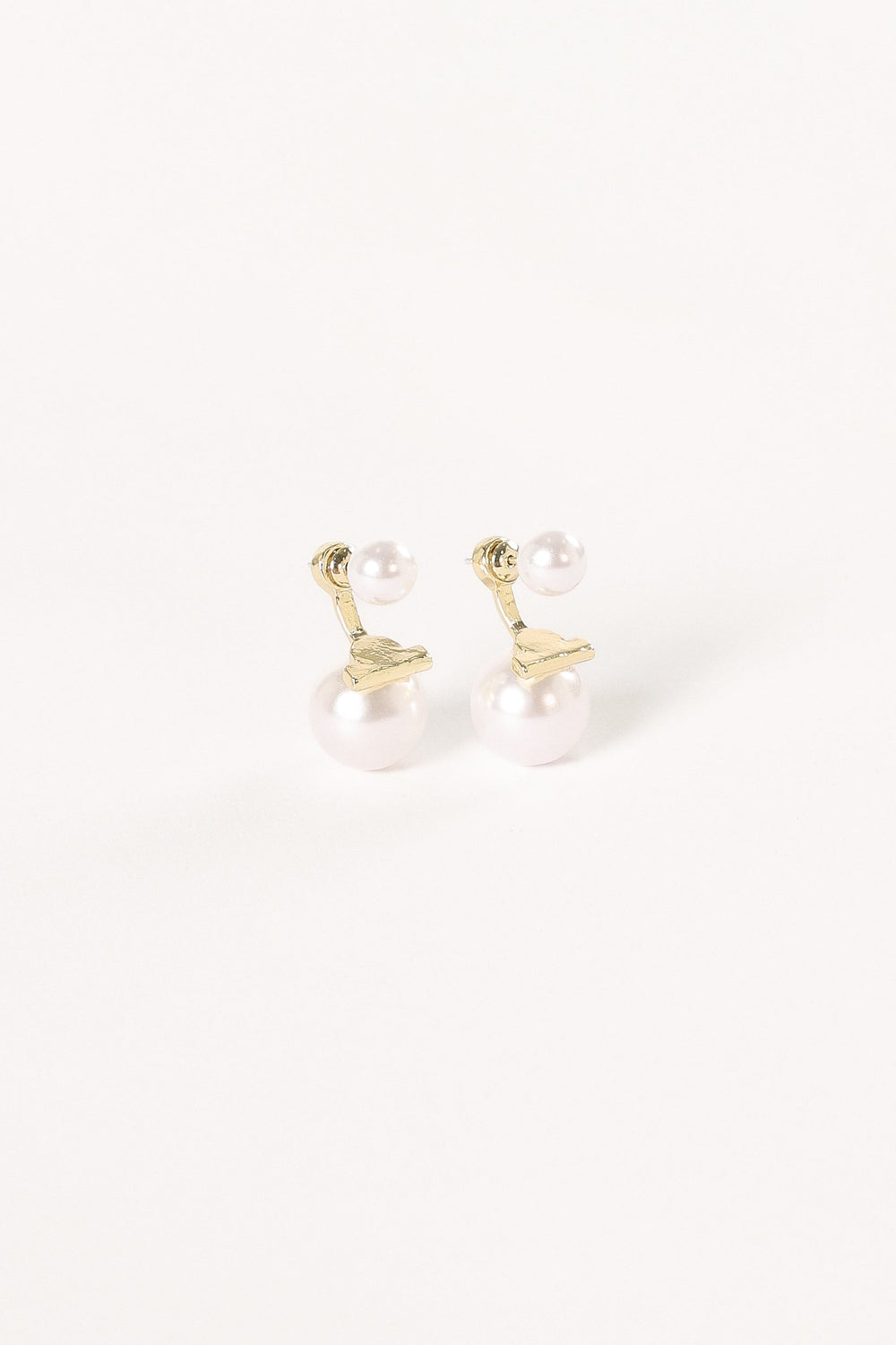 Petal and Pup USA ACCESSORIES Astrid Pear Earrings - Gold One Size