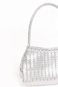 Petal and Pup USA ACCESSORIES Augustine Handbag - Silver One Size