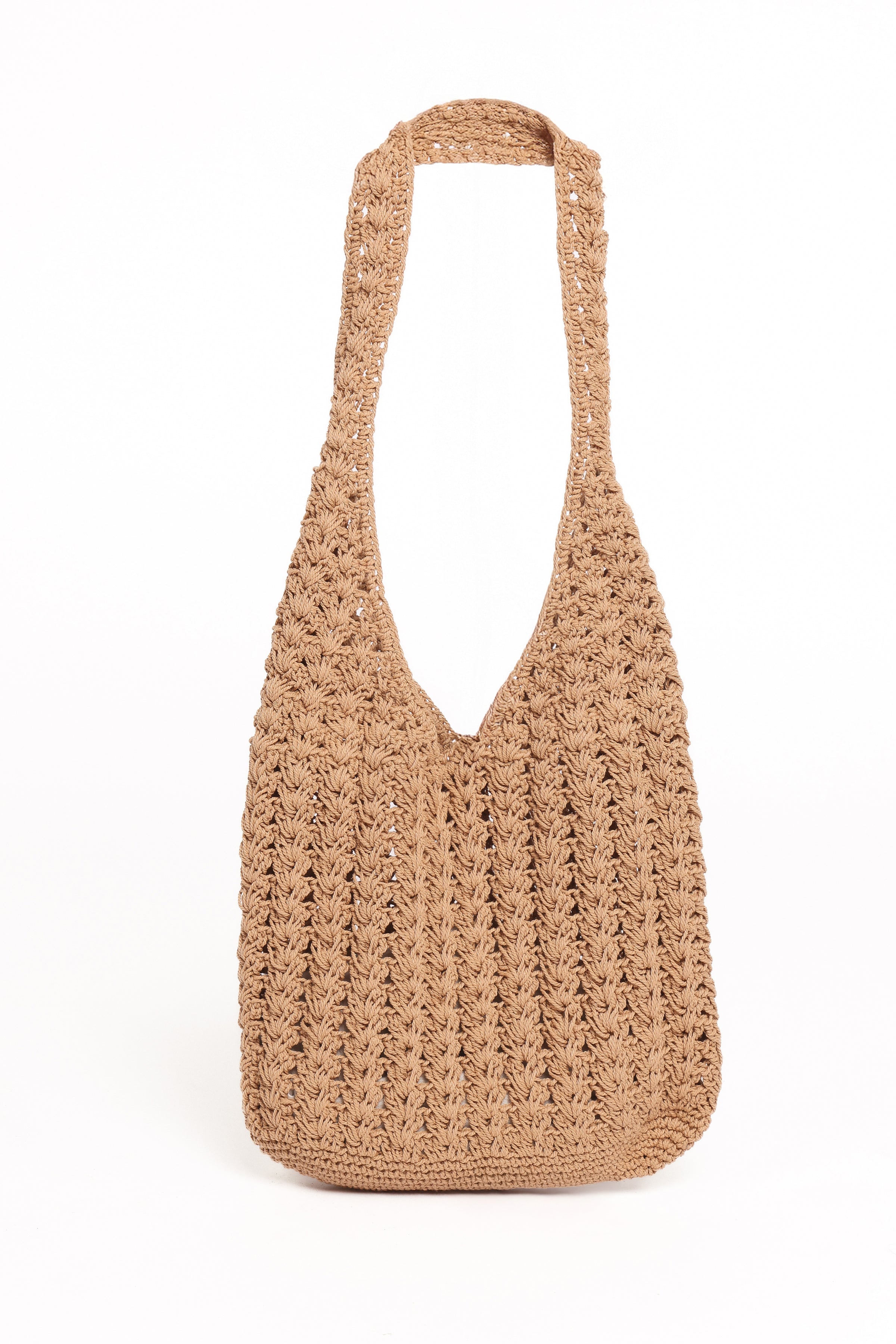 Petal and Pup USA ACCESSORIES Avery Woven Bag - Tan One Size