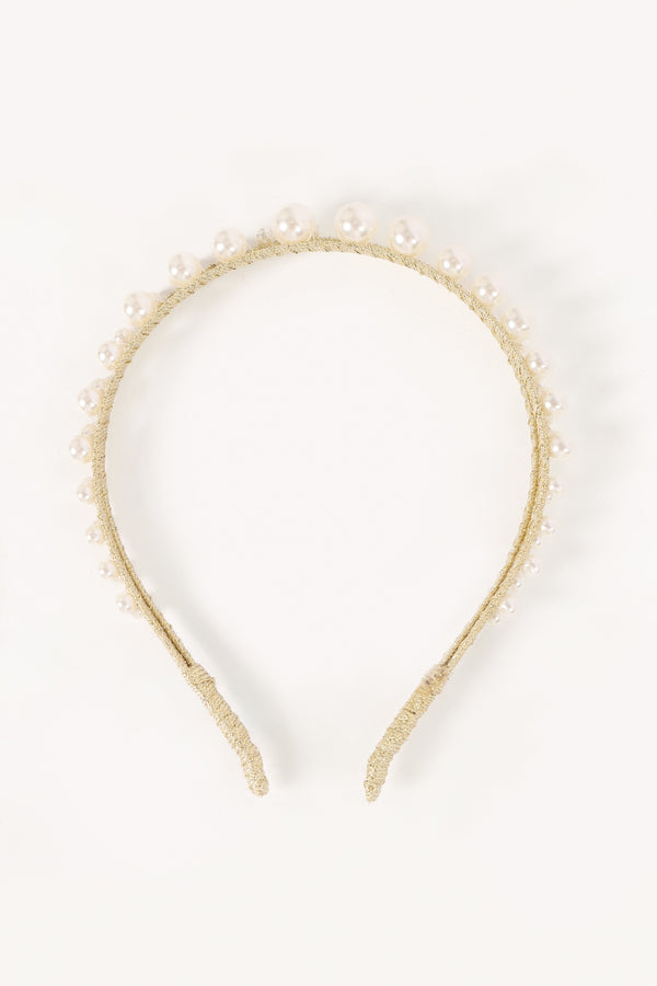 Petal and Pup USA ACCESSORIES Baylee Headband - Pearl One Size