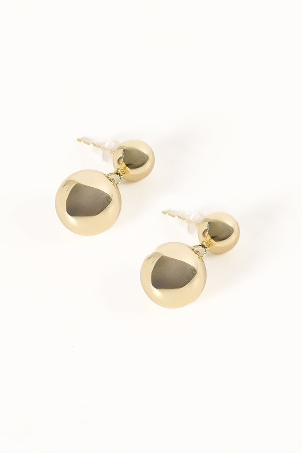 Petal and Pup USA ACCESSORIES Bettie Earrings - Gold One Size