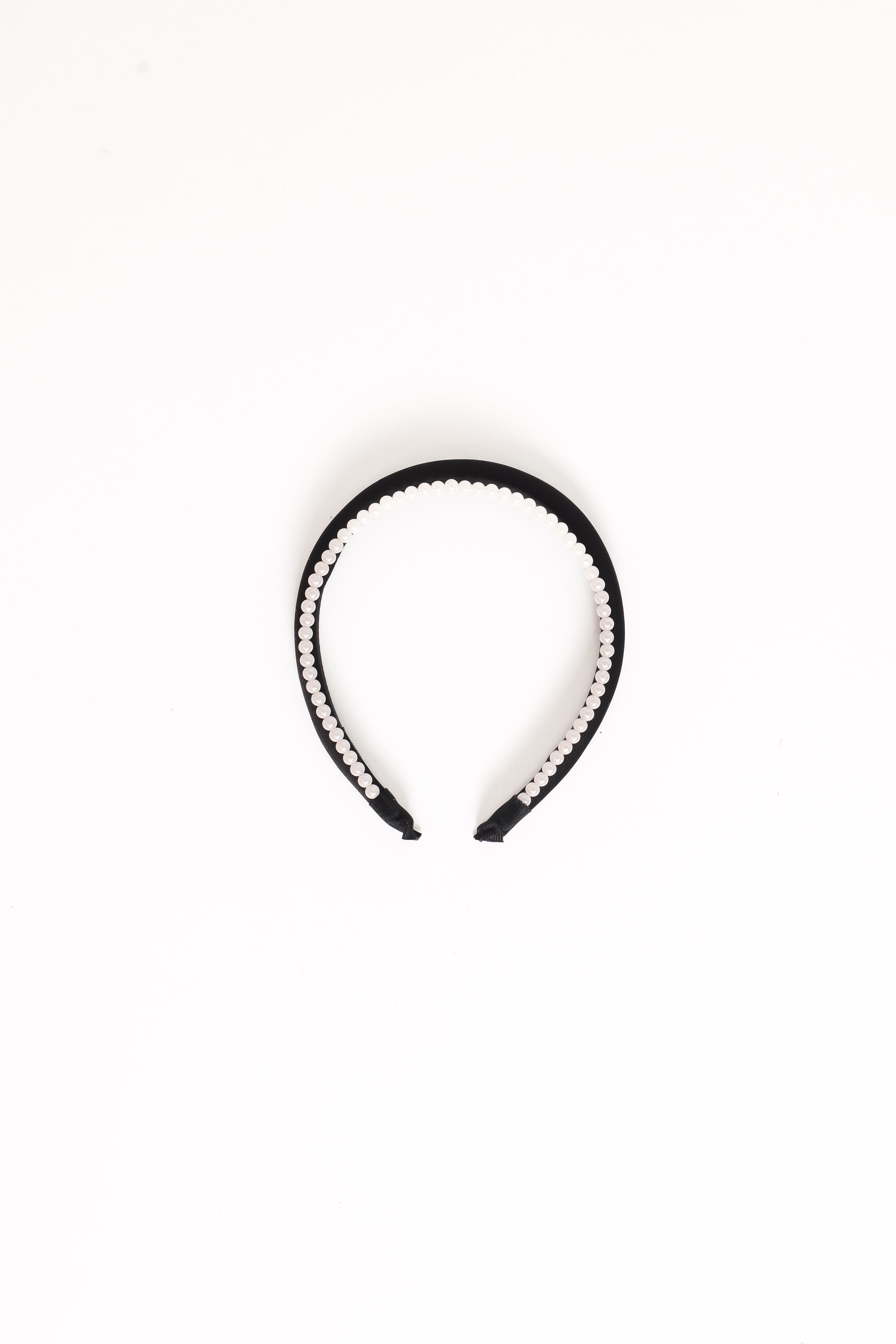 Petal and Pup USA ACCESSORIES Breanna Headband - Pearl/Black One Size