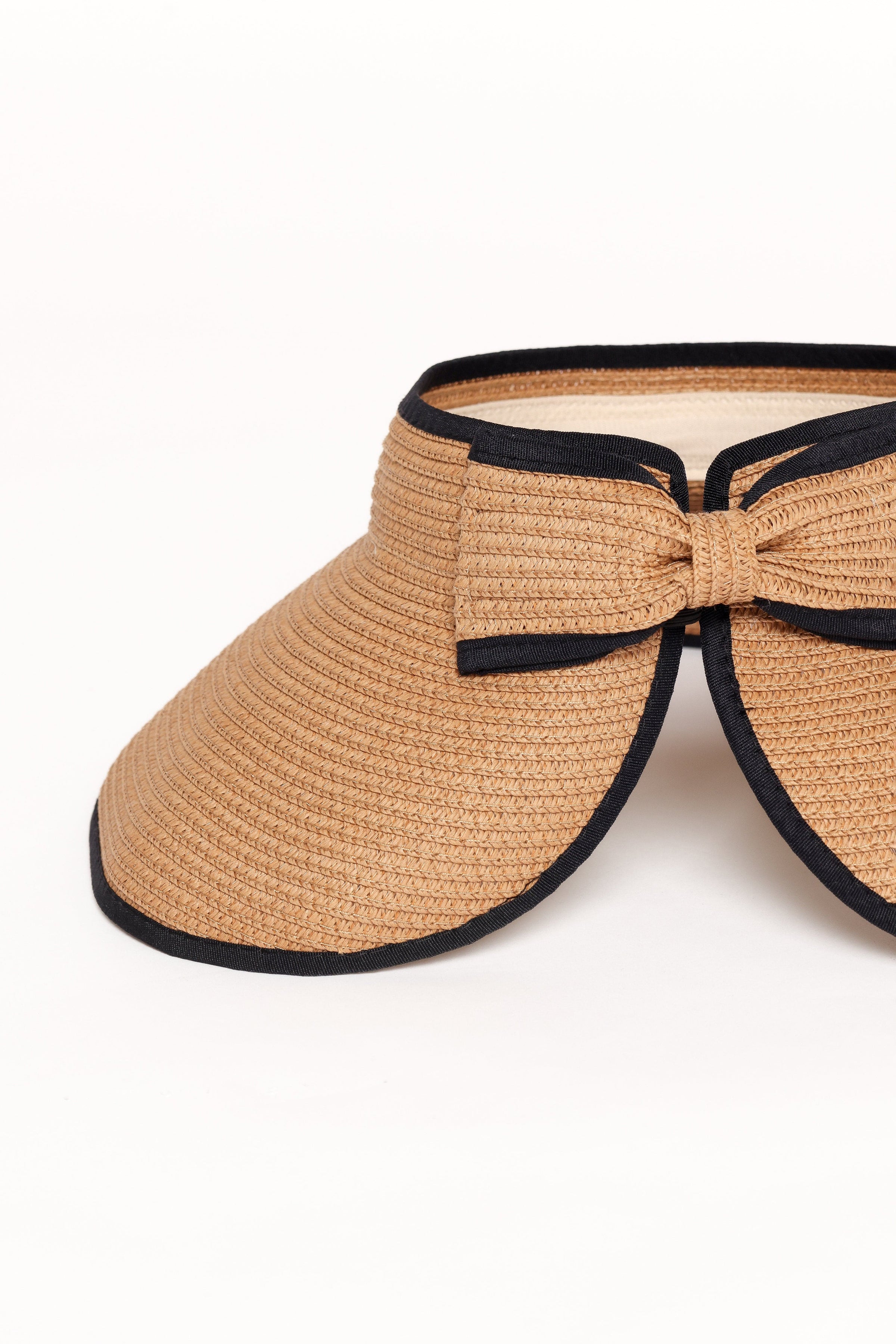 Petal and Pup USA ACCESSORIES Brigid Hat - Tan/Black One Size