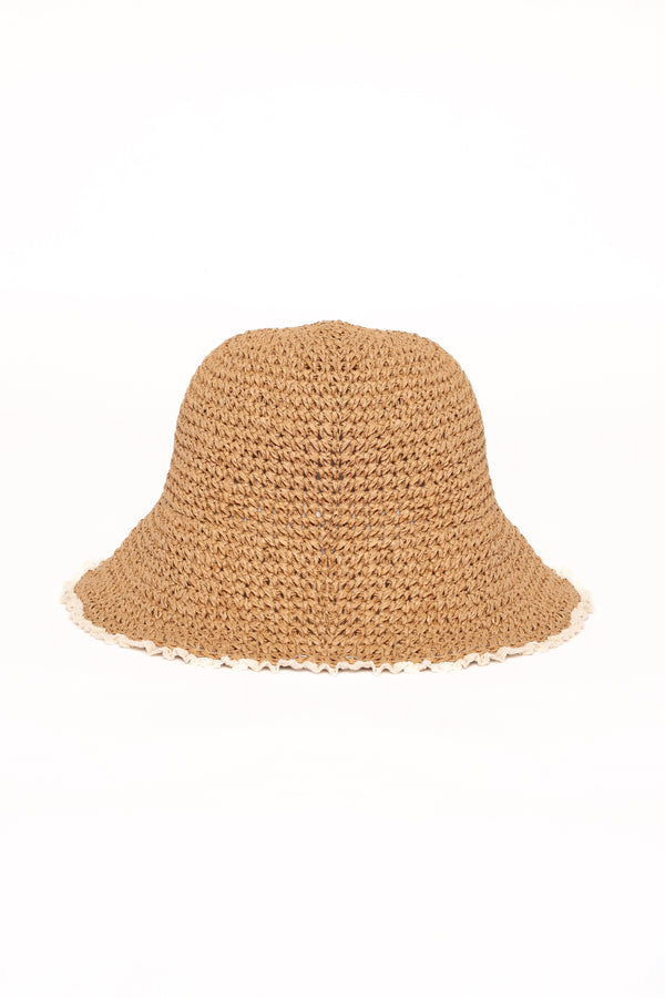 Petal and Pup USA ACCESSORIES Cameron Hat - Tan One Size