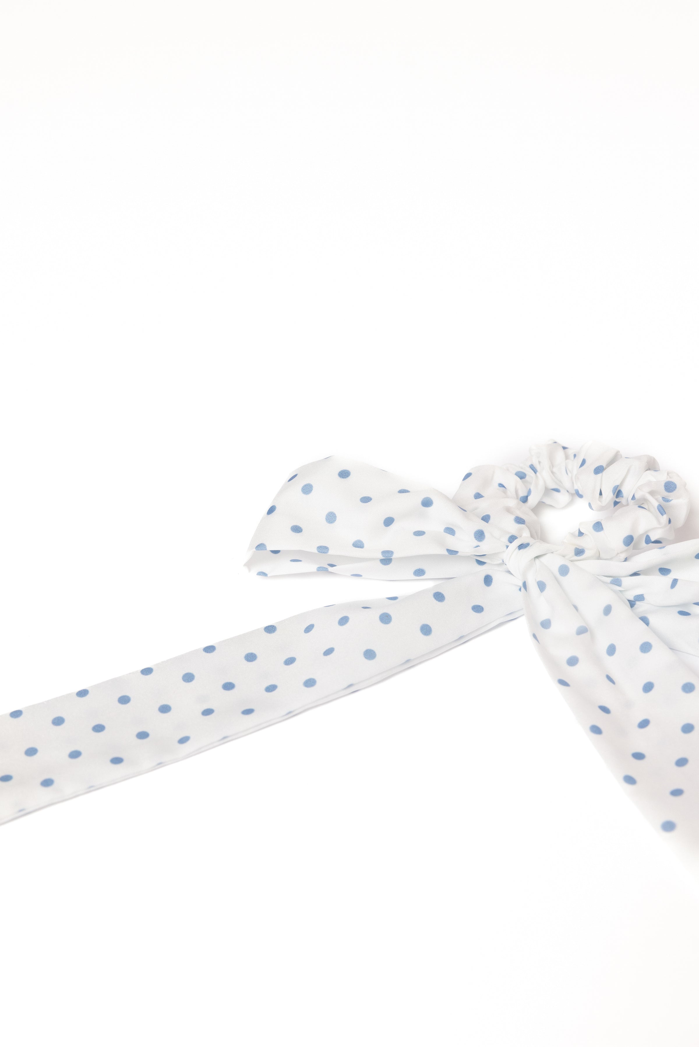 Petal and Pup USA ACCESSORIES Cass Bow Scrunchie - White One Size