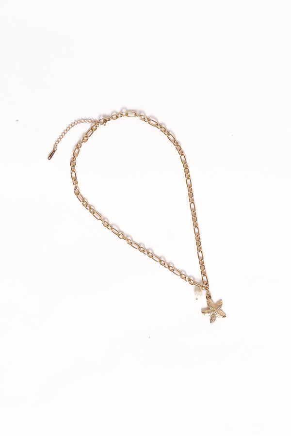 Petal and Pup USA ACCESSORIES Cassia Necklace - Gold One Size