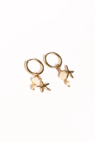 Petal and Pup USA ACCESSORIES Catania Charm Earrings - Gold One Size