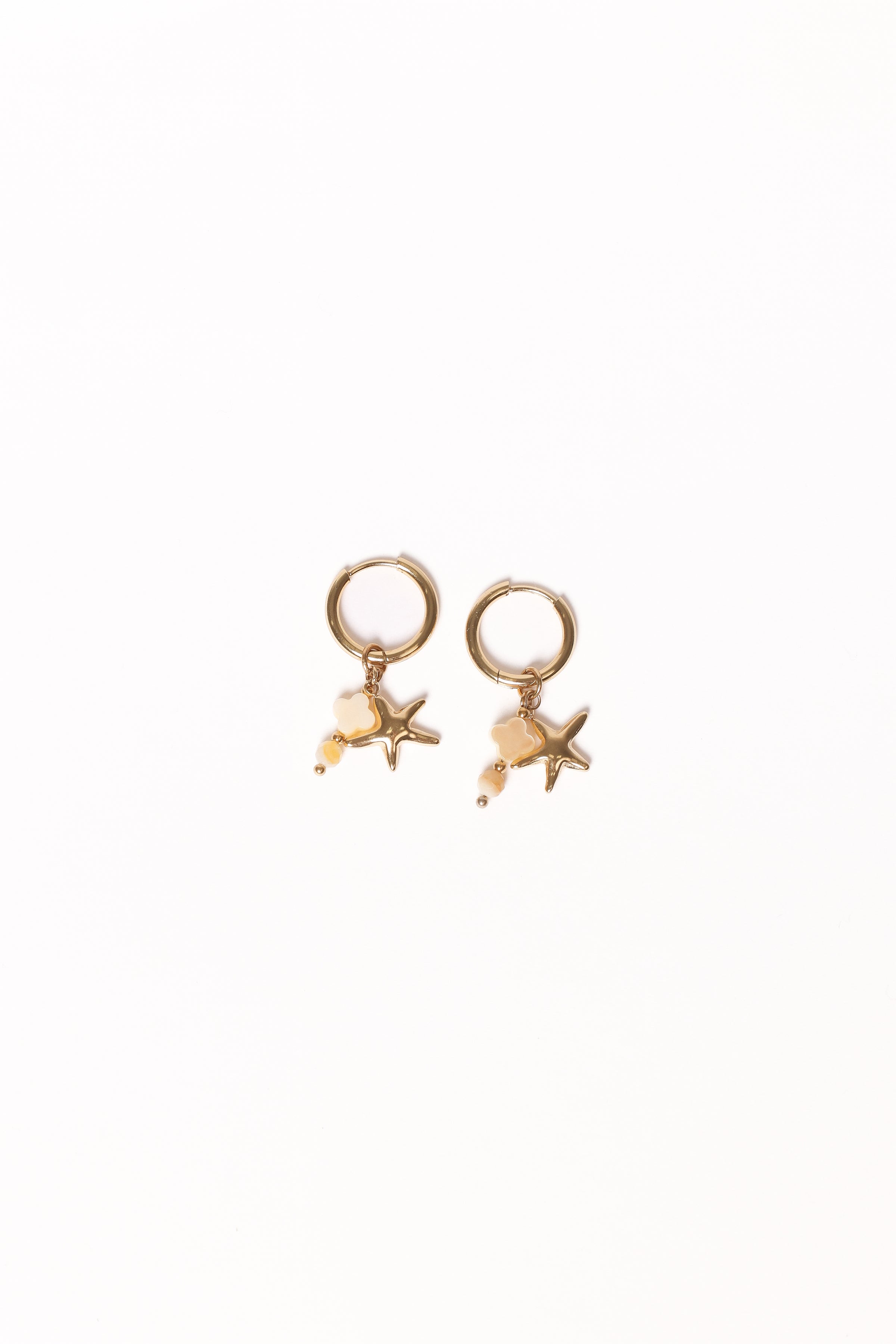 Petal and Pup USA ACCESSORIES Catania Charm Earrings - Gold One Size