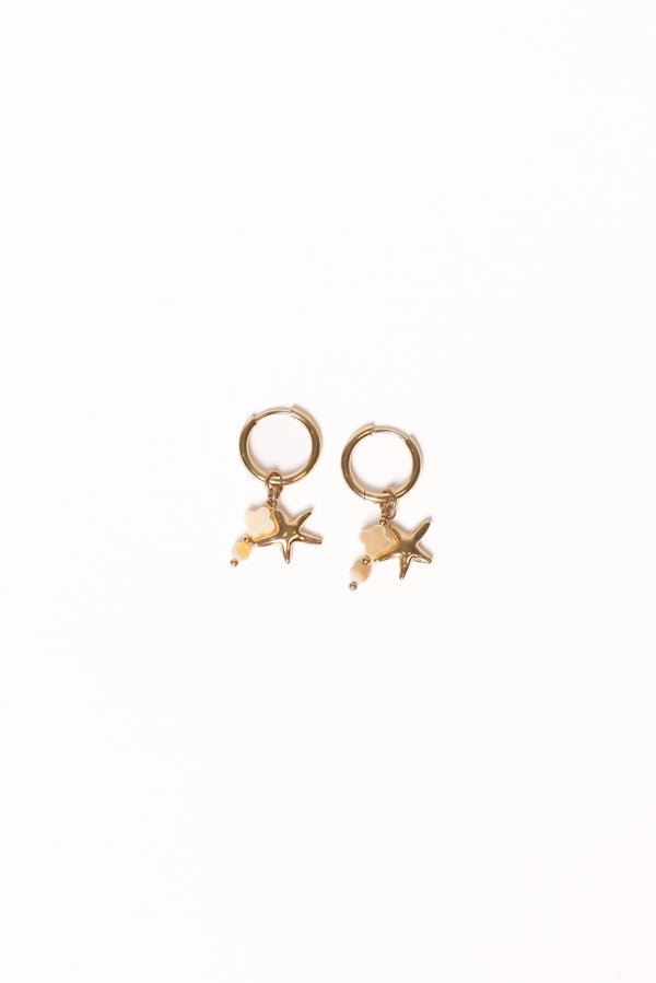 Petal and Pup USA ACCESSORIES Catania Charm Earrings - Gold One Size