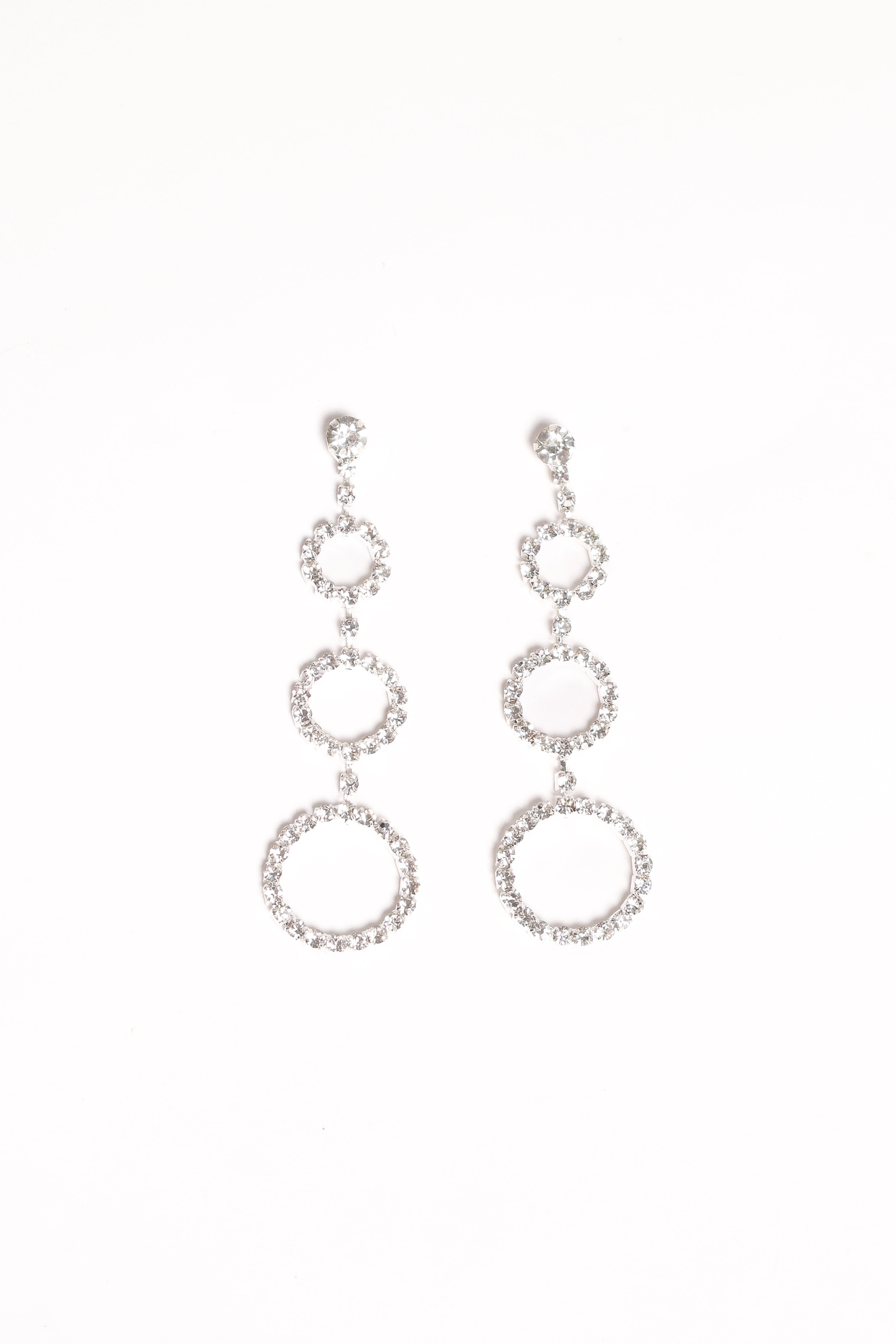 Petal and Pup USA ACCESSORIES Celeste Earrings - Silver One Size