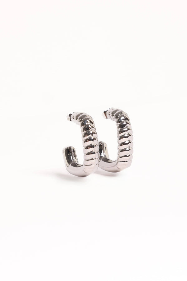Petal and Pup USA ACCESSORIES Cheryl Earrings - Silver One Size