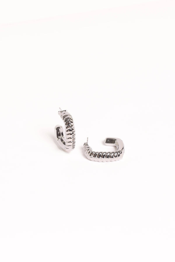 Petal and Pup USA ACCESSORIES Cheryl Earrings - Silver One Size