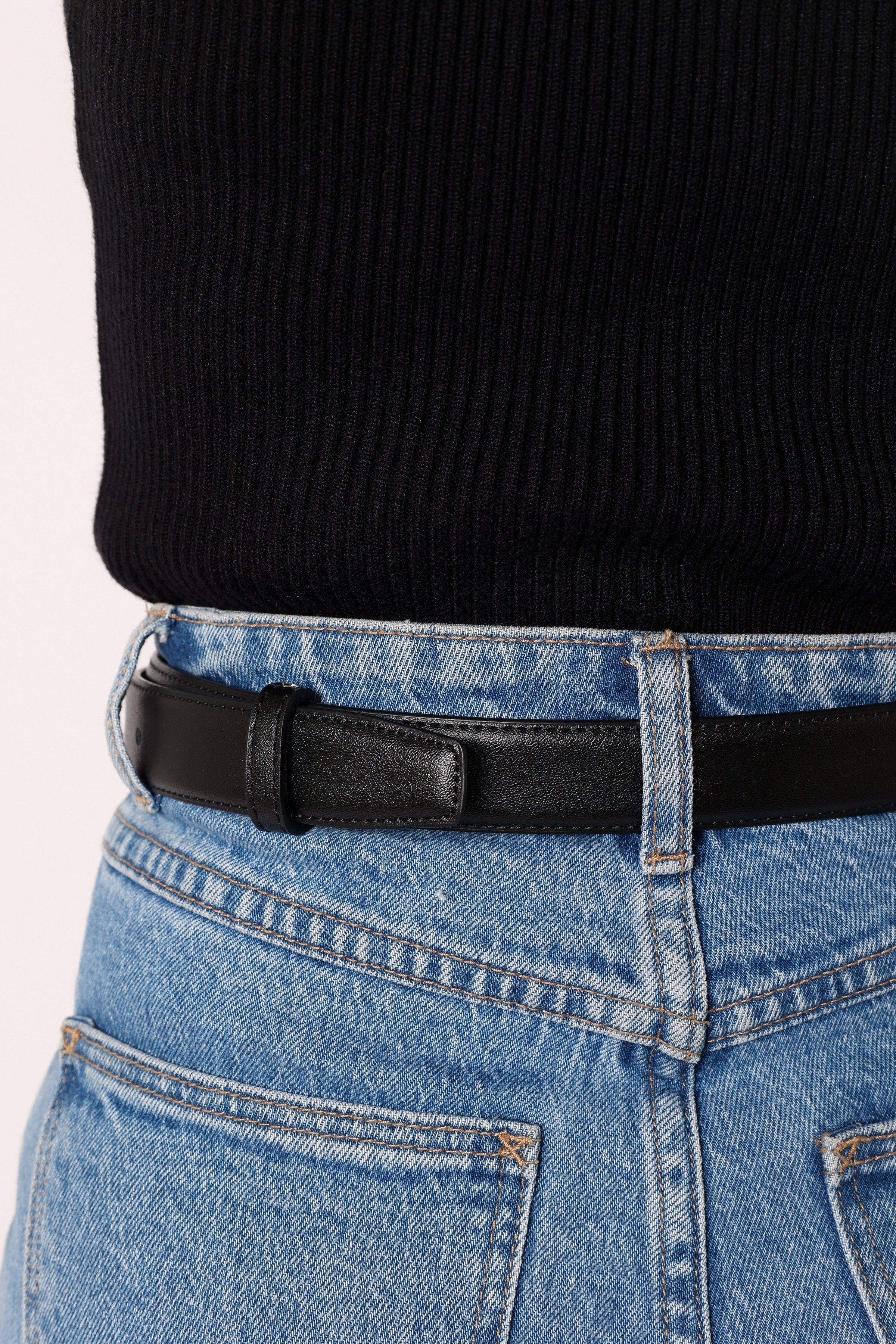 Petal and Pup USA ACCESSORIES Classic Belt - Black One Size