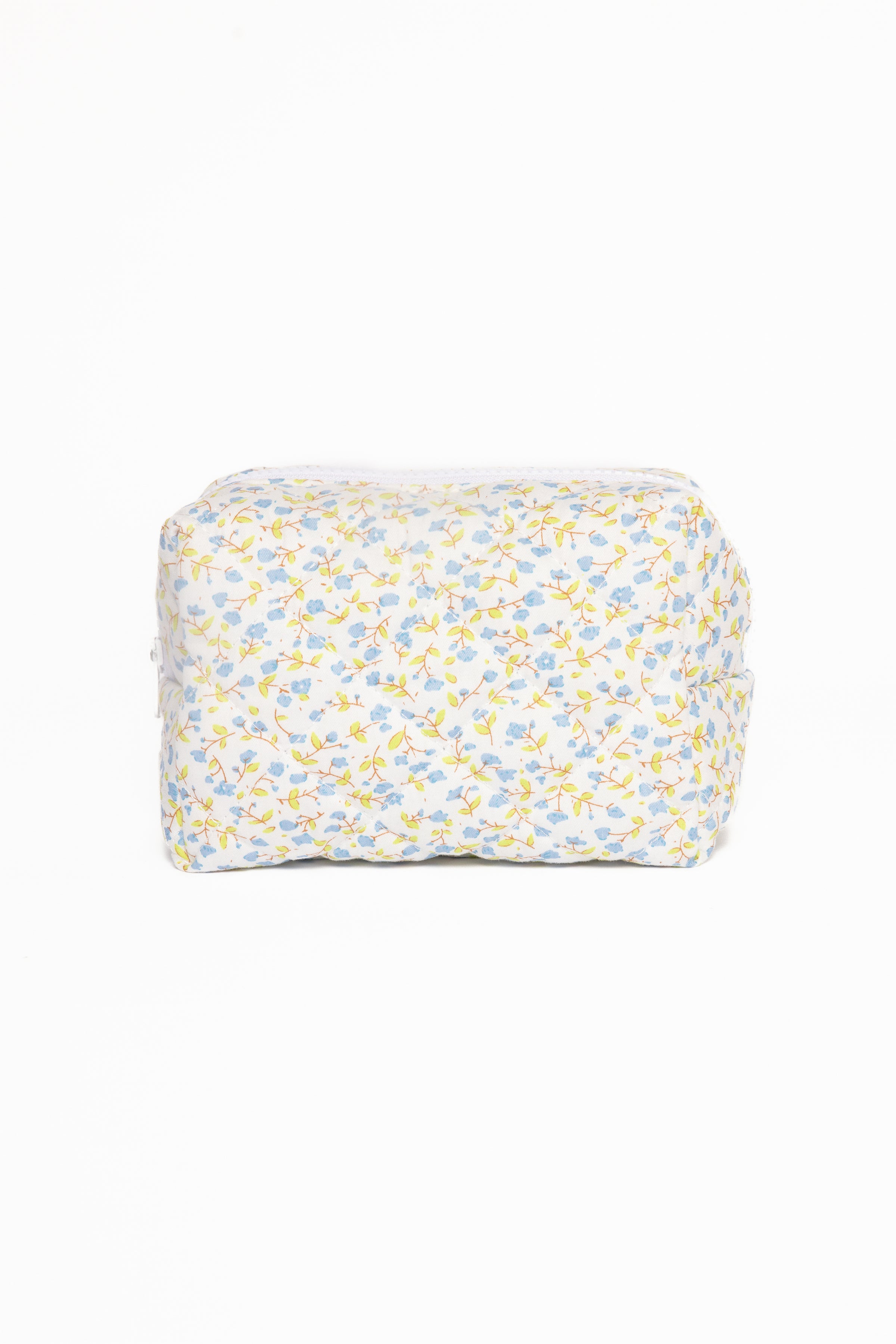 Petal and Pup USA ACCESSORIES Clementine Cosmetic Bag - Blue Floral One Size