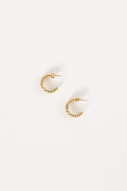 Petal and Pup USA ACCESSORIES Clementine Earrings - Gold One Size