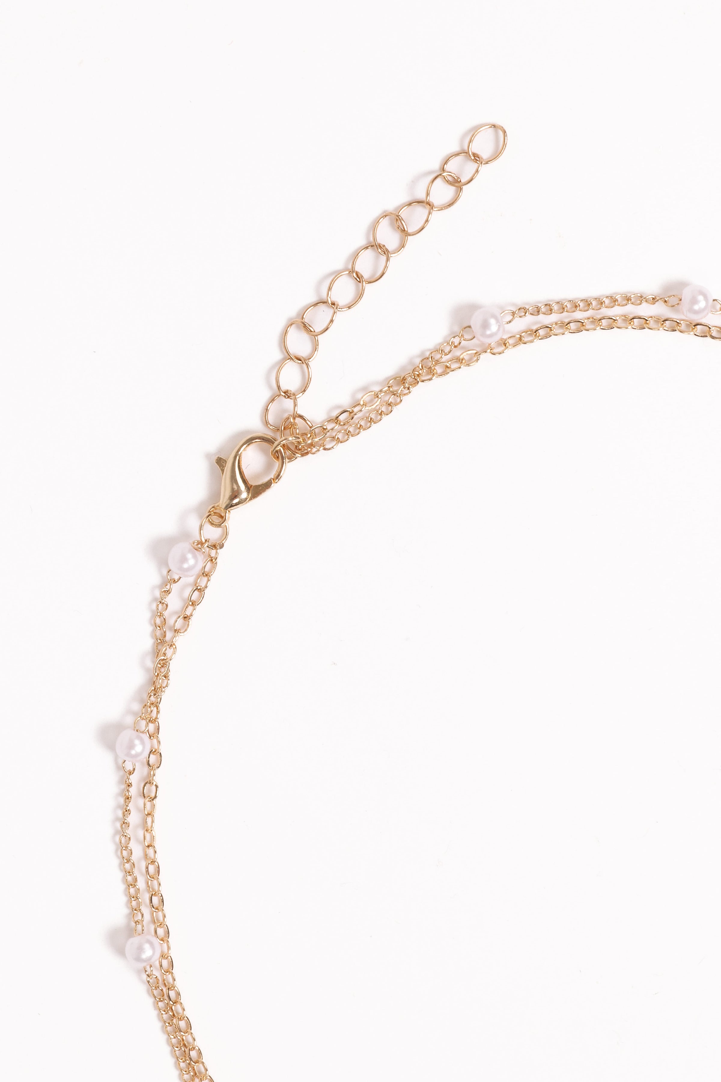 Petal and Pup USA ACCESSORIES Corinna Necklace - Gold/Pearl One Size