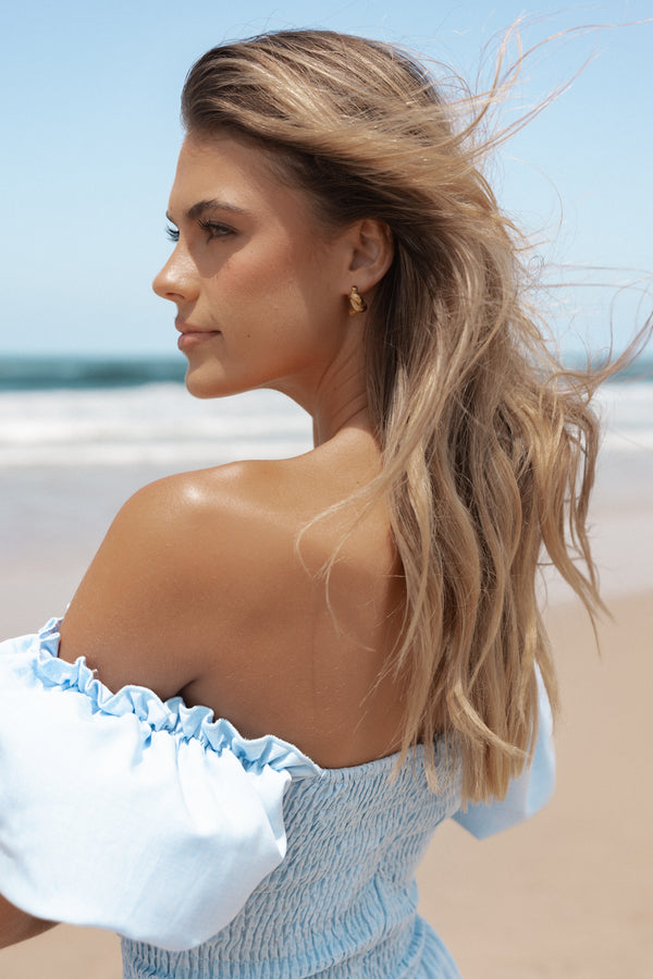 Petal and Pup USA ACCESSORIES Dakota Knot Earrings - Gold One Size