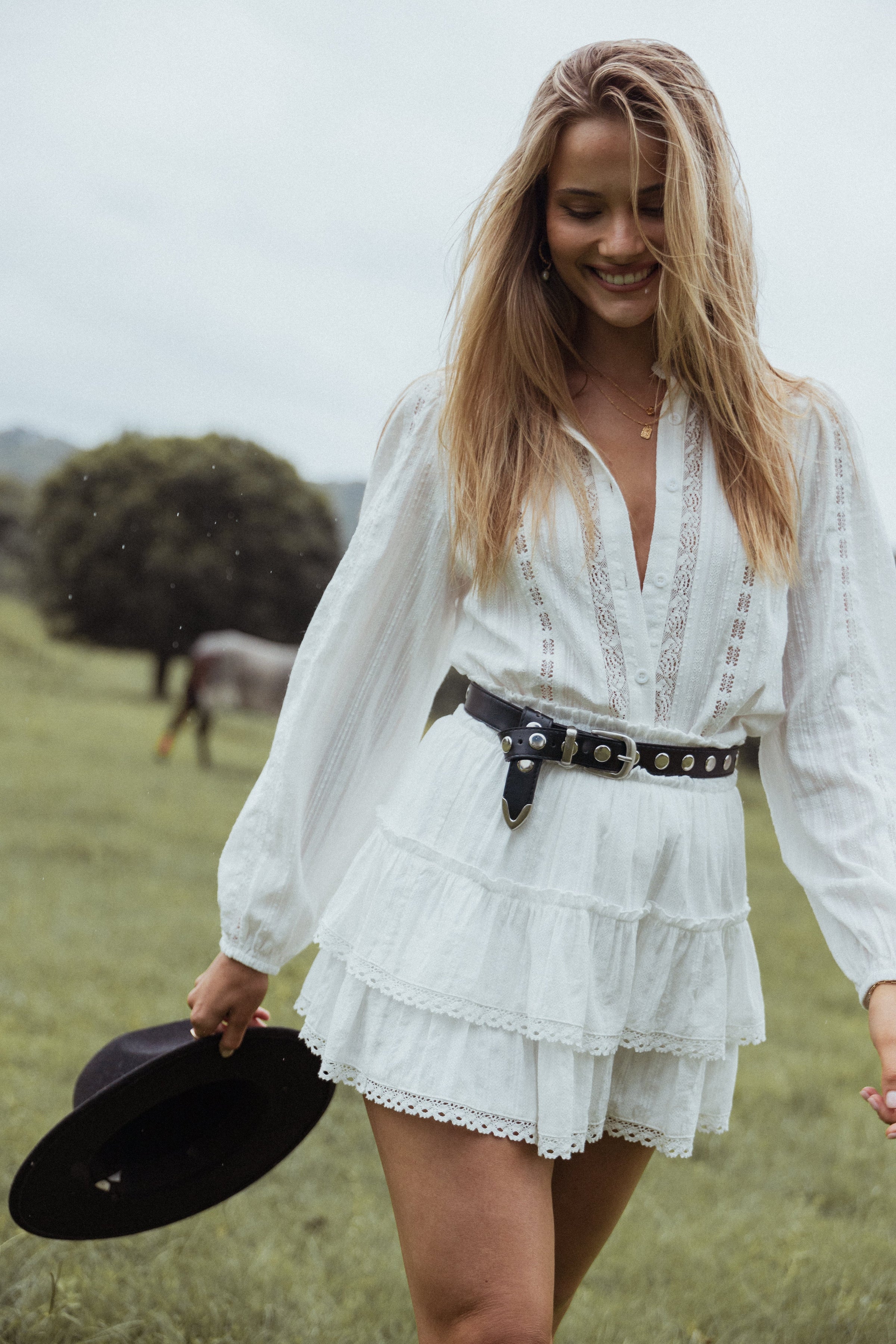 Petal and Pup USA ACCESSORIES Dallas Belt - Black One Size